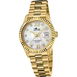 Lotus Edelstahl Damen Uhr Armbanduhr gold Elegant Classic D2UL18932/1 - Gold