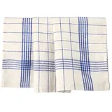 Sito Geschirrtücher `Halbleinen` , 10 Stück, blau-weiß,