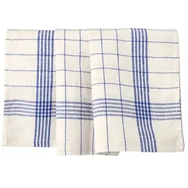 Sito Geschirrtücher `Halbleinen` , 10 Stück, blau-weiß,