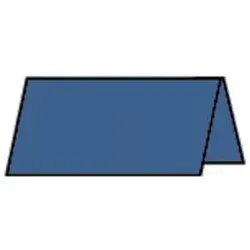 RÖSSLER Tischkarte Paperado 10x10cm jeans 16403090 220g