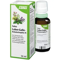 LEBER GALLE Kräutertropfen N Salus 50 ml Flüssigkeit