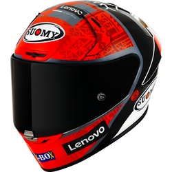 Suomy SR-GP Pecco Bagnaia Sponsor Replica 2022, Integralhelm - Rot/Schwarz/Weiß - XXL