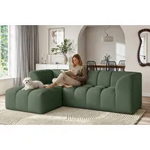 OTTO home Eckcouch Polyester L-Form 3-Sitzer Grün
