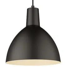 Halo Design Metropole 1-flg. 25 cm rund Schwarz/Metall