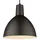 Halo Design Metropole 1-flg. 25 cm rund Schwarz/Metall