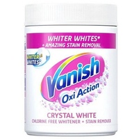 VANISH Oxi Action Crystal Weiss Waschmittel 940gr Fleckenentferner Vollwaschmittel (Waschmittel Pulver entfernt Flecken Fleckenentferner, [- für weiße Wäsche Reinigung Waschpulver Vollwaschmittel) weiß