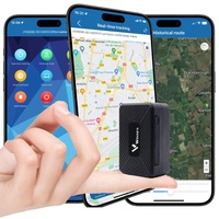 Winnes Mini GPS Tracker,4G GPS Tracker Auto mit Starker Magnet Wasserdicht, GPS/AGPS/LBS Echtzeit Ortung,Anti-Verlust,GPS Tracker mit Gratis App,für Kind, Koffer, Fahrrad, Auto