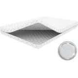 Crownmiller Microfaser Topperersatzbezug, Topperbezug 120x200 cm für Topper von 5-8cm, 60°C waschbar, 4-seitiger Reißverschluss