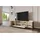 altdecor ELIO Lowboard 200 cm Schwarz/Eiche Artisan Holz