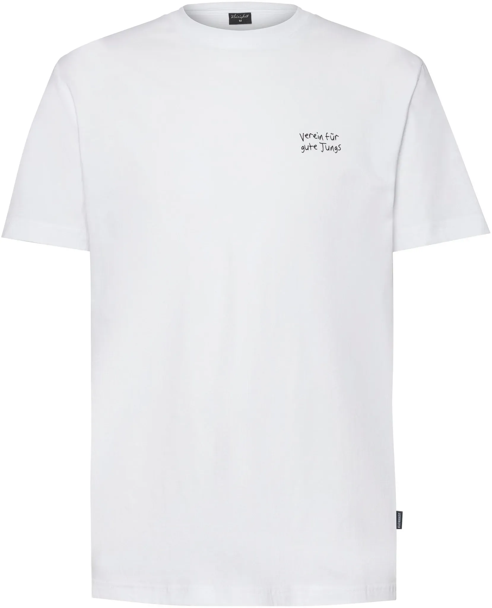 Kleinigkeit Verein für gute Jungs T-Shirt Herren in white, Größe M - weiß