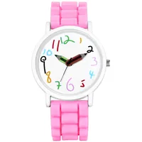 Avaner Kinderuhr Armbanduhr Jungen Mädchen Uhr Minimalistische Cartoon Bleistift dekorative Zeiger Silikonband Jugend Quarzuhr