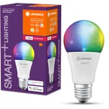 LEDVANCE Smart+ Lampe mit ZigBee Technologie, 9W, A60, matt, Sockel E27, Lichtfarbe RGBW einstellbar, 806lm, 1er Pack