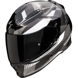 Scorpion EXO-491 Abilis, casque intégral - Noir/Argent/Weiss - XL