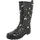 Beck Damen Blumenregen Gummistiefel, Schwarz, 41 EU