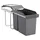 HAILO Abfalleimer 24 + 7 l Grau