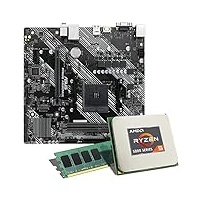 AMD Ryzen 5 5600G / ASUS Prime A520M-K Mainboard Bundle / 8GB | CSL PC Aufrüstkit | AMD Ryzen 5 5600G 6X 3900 MHz, 8GB DDR4-RAM, GigLAN, M.2 Port, USB 3.2 Gen1 | Aufrüstset | PC Tuning Kit