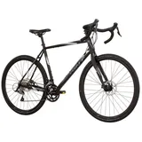 Airtracks 28 Zoll Herren Gravel Bike Whisper 5.0 Fahrrad 2 x 9 Shimano SORA R3000 Schwarz - Rahmenhöhen 52cm und 56cm - (52cm (Körpergröße 170-185cm))