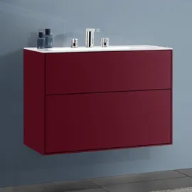 Villeroy & Boch Waschtischunterschrank 2 Auszüge 79,6 x 59,1 x 49,8 cm Grau