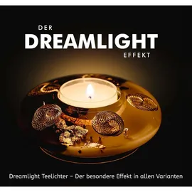 Gilde Teelichthalter Dreamlight Glas Rosa
