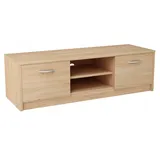 matkam Fernsehkommode 120x36x41 cm Sonoma Eiche Holzwerkstoff