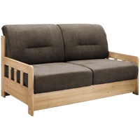 Livetastic Schlafsofa Honig, Dunkelbraun, , 154x88x90 cm