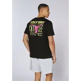 Chiemsee Print-Shirt schwarz S