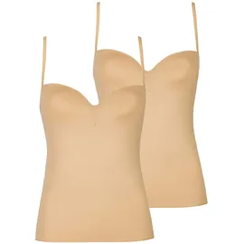 NINA VON C. BH-Hemd 2er Pack Secret Beige 75B