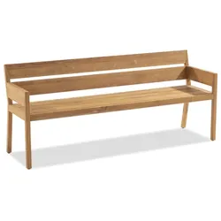 Niehoff Ann Bank Teak massiv natur - Natur