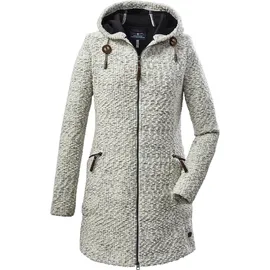 G.I.G.A. DX by killtec Damen Roshana Strickparka Strickmantel Parka in Strickoptik mit Kapuze, Off White, 38 EU