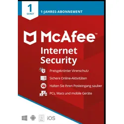McAfee Internet Security (1 Device - 1 Year) ESD