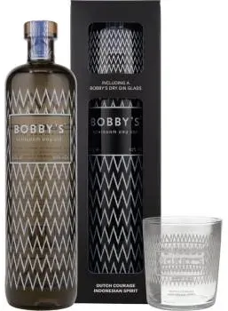 Bobby's Schiedam Dry Gin Geschenkset 42% Vol. 700ml