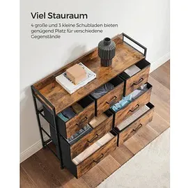 Songmics Sideboard, LTS137B01 braun 98,0 x 28,5 cm