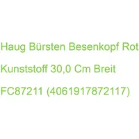Haug® bürsten Besenkopf rot Kunststoff 30,0 cm breit