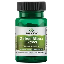 Ginkgo Biloba Extrakt 60 mg 30 Kapseln