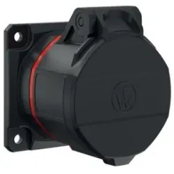 Hager ECEE165 Steckdose CEE 16A IP54 5-polig 400V 50/60Hz.CEE Flanschsteckdose gerade.