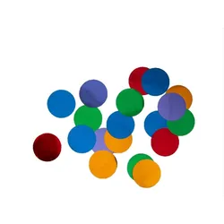 Konfetti Regenbogen Farben