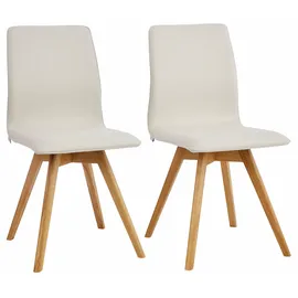 OTTO home Esszimmerstuhl Dalea Kunstleder beige 6er Set