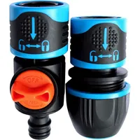 Grüntek Schlauchverbinder und Connector Set 1/2', 3/4', 5/8' mit