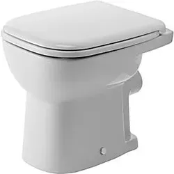 Duravit D-Code Stand Flachspül WC 2109090000 Abgang waagrecht, weiss