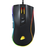 CSL-Computer TITANWOLF - Gaming Maus 12400 DPI mit RGB Beleuchtung, 8 programmierbare Tasten, Ergonomisches Design für ióptimalen Spielkomfort