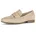 Leder-Slipper in Beige Gr 38 5