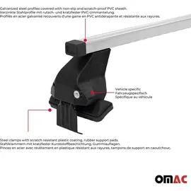 Omac Dachträger Querträger