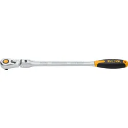 Hebel-Umschaltknarre mit Gelenk 1/2", extra lang, ELORA-770-L115GF