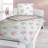 Dyckhoff Weichfrottier Bettwäsche Rosali blau