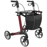 Rehasense Leichtgewicht Rollator Router M weinrot