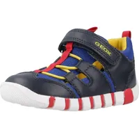 GEOX B IUPIDOO Boy First Walker Shoe, Navy/ROYAL, 21