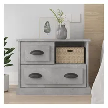 vidaXL Nachtschrank Betongrau 60 x 39 x 45 cm Grau