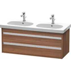 Duravit Waschtischunterschrank wandhängend „Ketho“ 115 × 48 × 45,5 cm in Nussbaum Natur