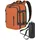Normani Erweiterbarer Handgepäck-Rucksack mit Flaschentasche in Orange | Gr.: onesize