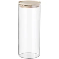Bohemia Cristal SIMAX Vorratsglas mit Holzdeckel 1500 ml Sicherheitsglas